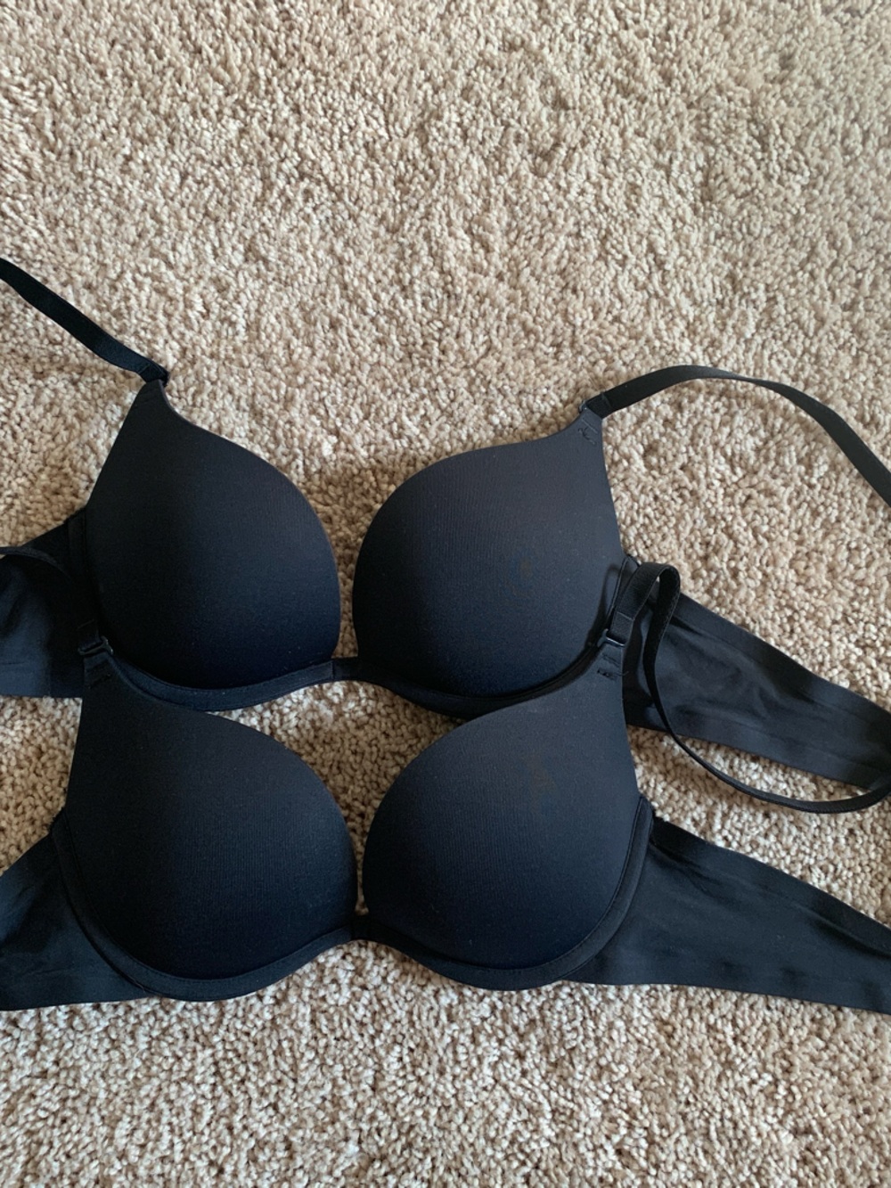 Black T-Shirt Wireless Bra - Smooth Everyday Support